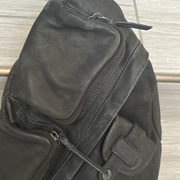 We The Free Free People Leather Sparrow Convertible Sling Bag - Picture 13 of 14